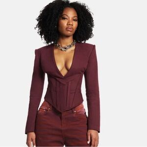 Hanifa Demi Corset Top